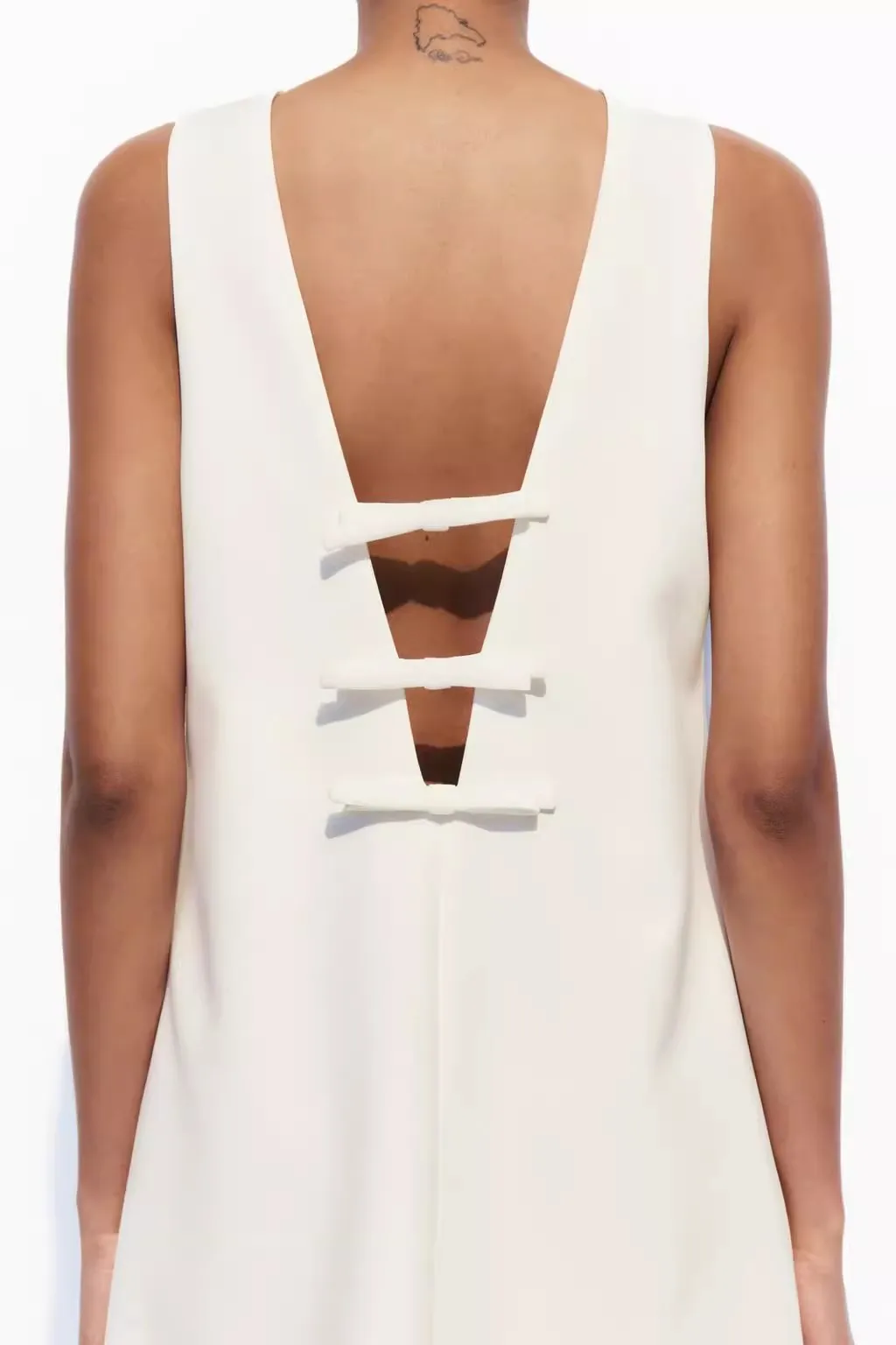 Lente Zomer 2024 Nieuwe Collectie Dames Dr met Strik Knoop Rok ort Tank Dr Pendelen Sle Geen Merk Tee-acetaat F...