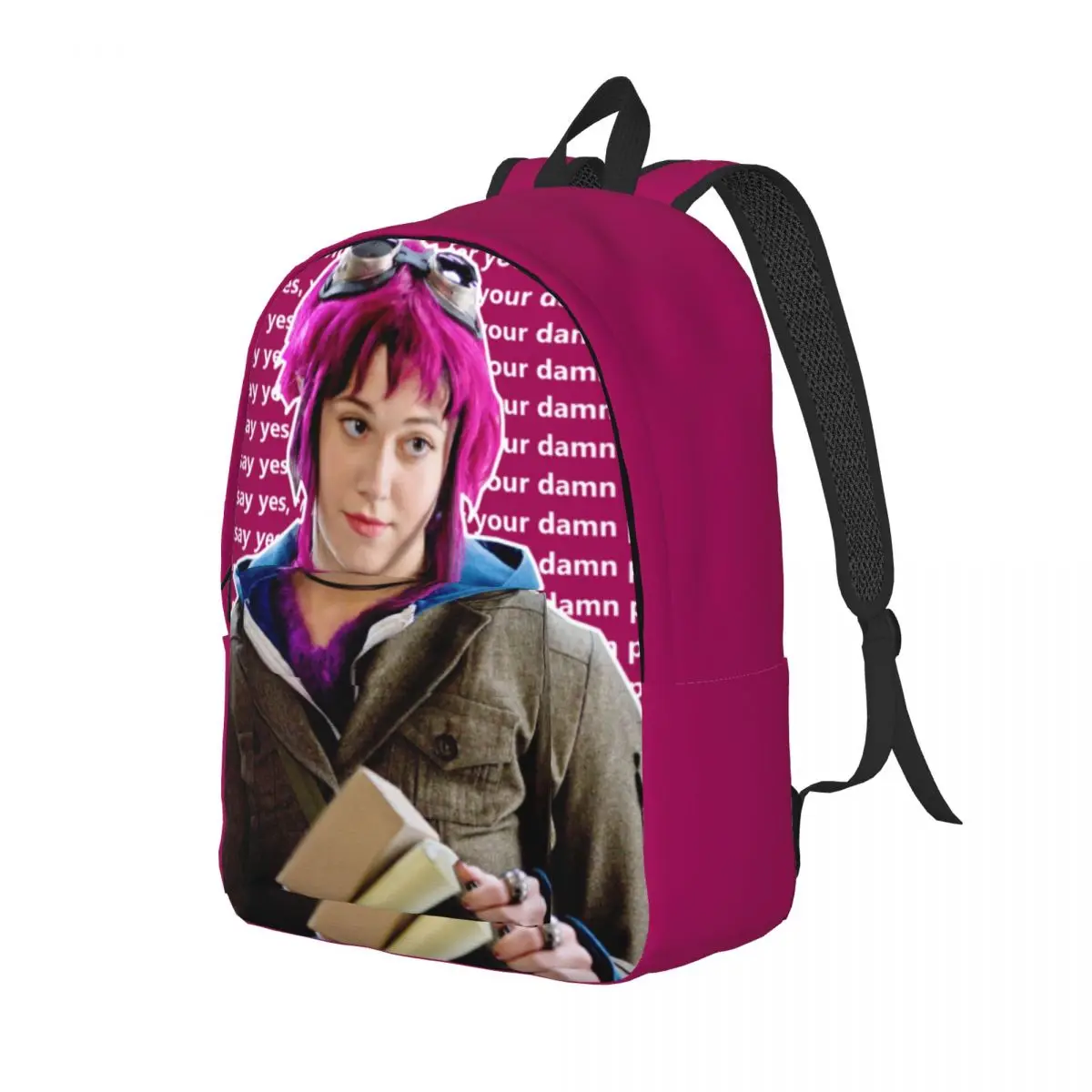 Ramona Flowers for Teens Student School Bookbag Scott Pilgrim VS the World Daypack Elementary High College Gift