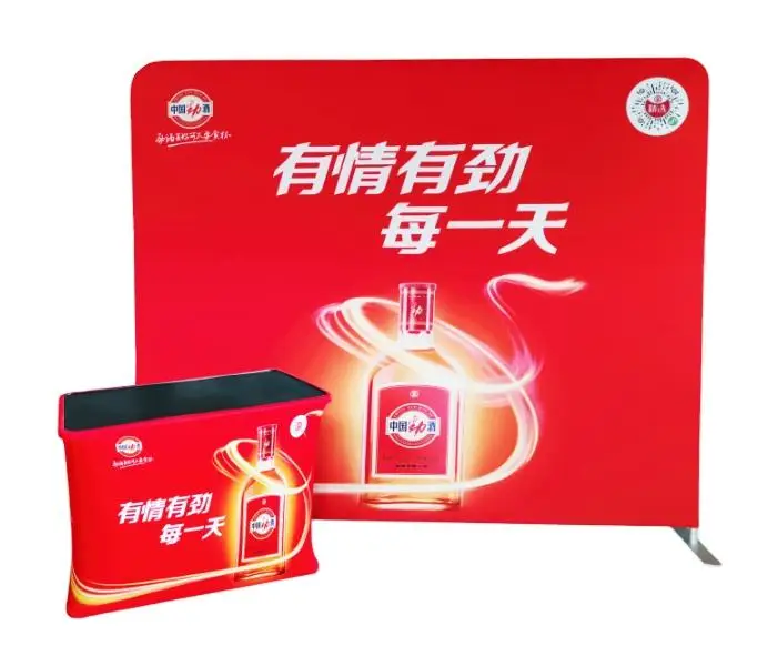 

Trade Show Tension Fabric Aluminum Tube Exhibition Booth Backdrop Display Standing backdrop stand trade show display walls