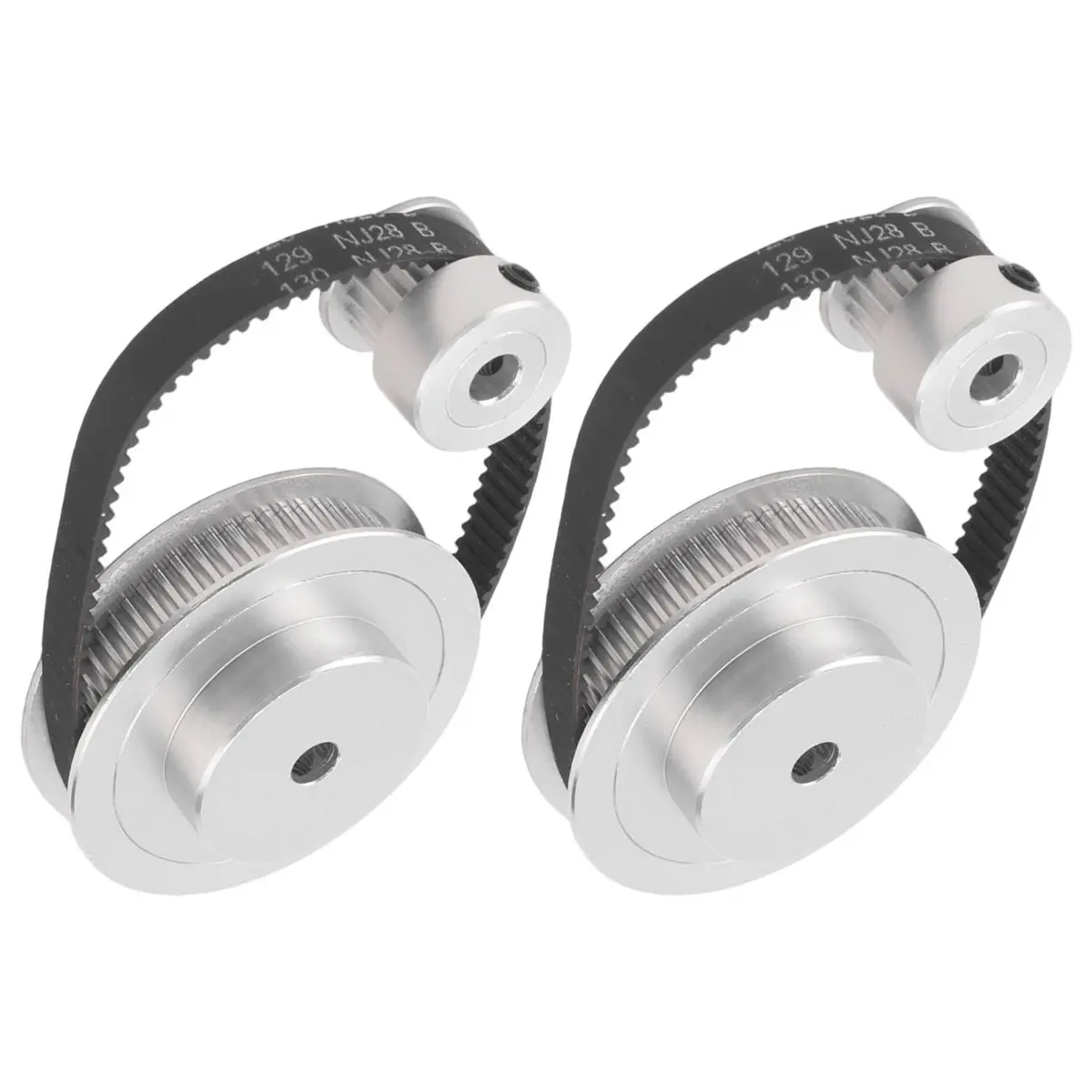 NEW DT85-2Set 2GT Synchronous Wheel 20 60 Teeth Bore Aluminum Timing Pulley Timing Belt Pulley System