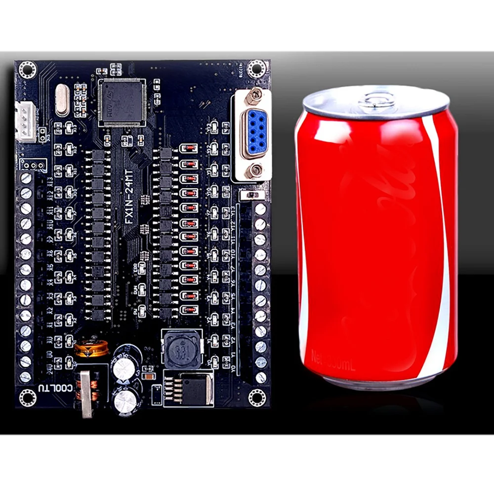 

-FTGT PLC Industrial Control Board FX1N-24MT Relay Module Delay Module