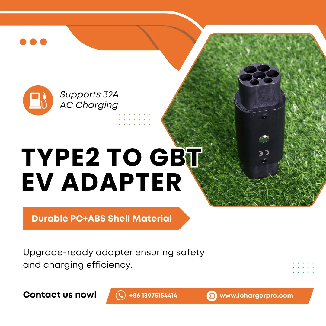 2024 New Condition Type2 To GBT Adapter AC Charger With Electric Vehicle Ev Connectors Plug Type For Manufacturing Purpose