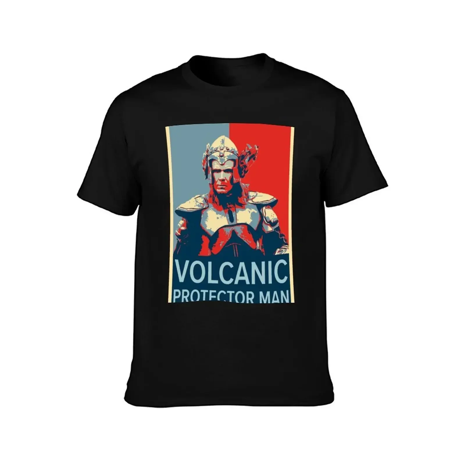 Fire Saga, Volcano Man, Volcanic Protector Man, Eurovision So T-Shirt Simple Graphic Design T-Shirt