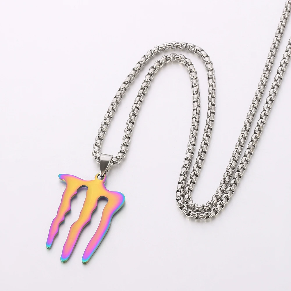 Hip-Hop Style Demon Claw Necklace Titanium Steel Pendant Unique Fashion Accessory for Parties Gift for Women And Men gallery 1