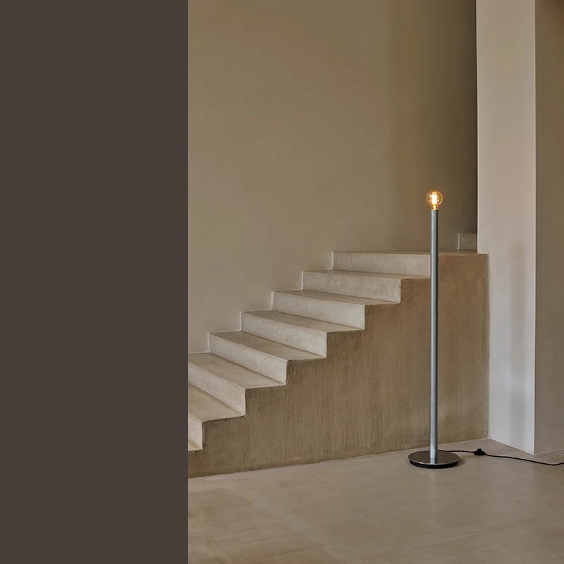Stainless Steel Art Decorative Lamp Minimalist Home Furnishings Daily Lighting Living Room Floor Lamp Hotel Bedroom Night Light