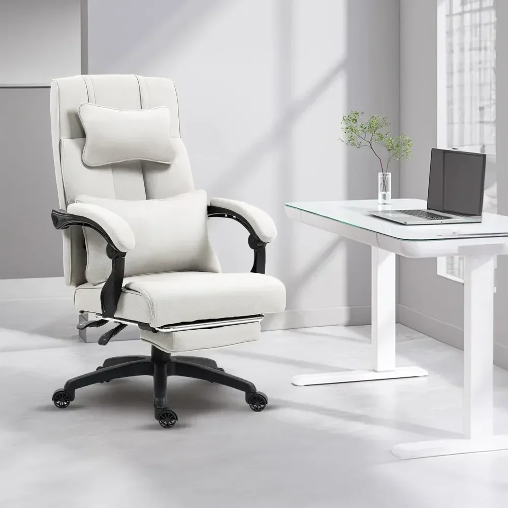 Transparent Chair Computer Chair Furniture Home Office Rest Chairs Accent Computer Writing Massage White Leather Lazy Armchairs