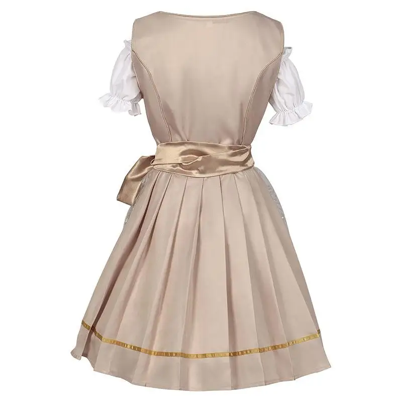 Nieuw Halloween Festivalkostuum Dames Beierse Sle Beer Festival Outfit Maatspecifieke riembroek Set Traditionele etnische kleding