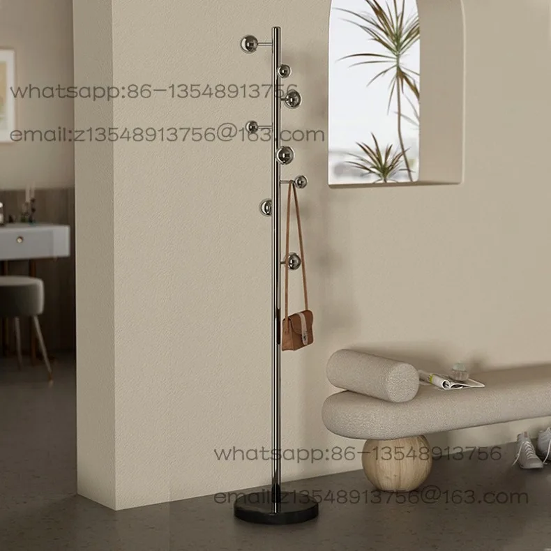 Vertical floor hanger stainless steel design luxury entrance home living room hanger