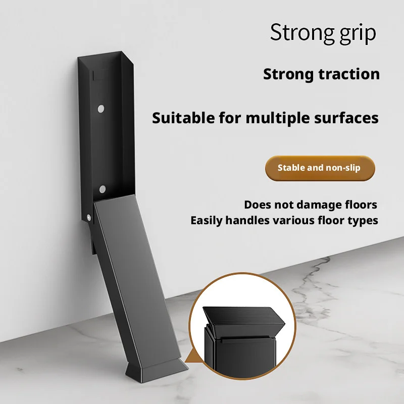 Short-Term Rental Home Door Block – Renter-Friendly Premium No-Drill Windproof Anti-Collision Practical Door Stopper