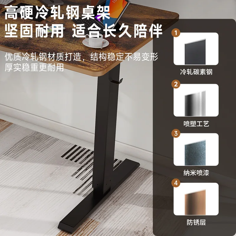 Intelligent electric lifting platform, single motor office desk, simple home furnishings