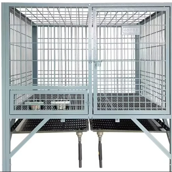 

Extra-Large Metal Pet Cage with Outdoor Tray Button Closure Design for Medium to Large Sized Dogs for German Shepherds