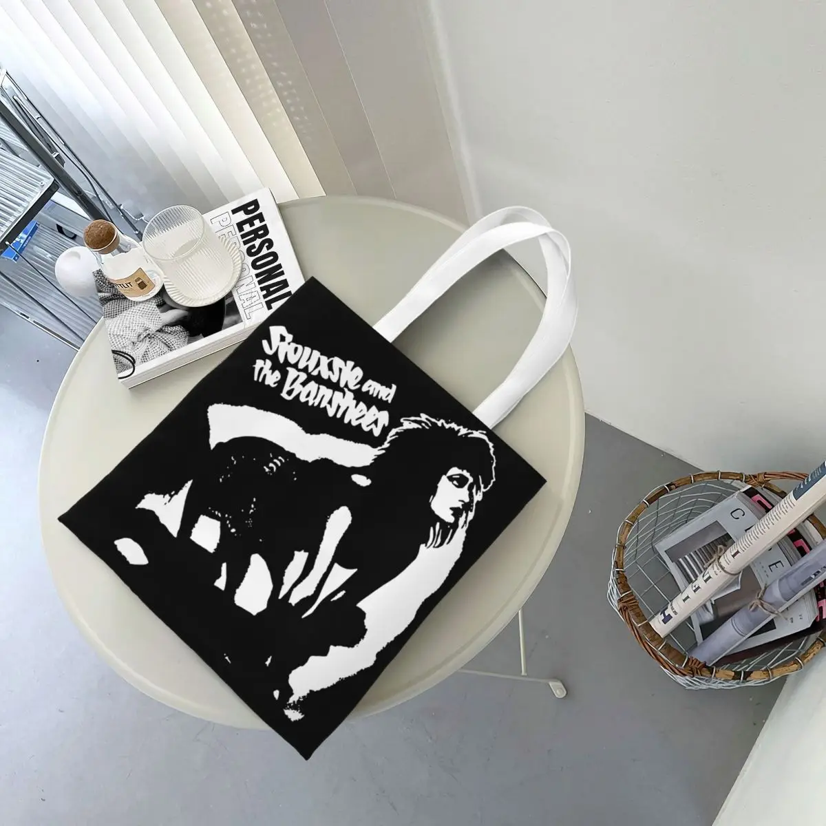 Siouxsie Sioux And The Banshees Merch Canvas Tote Bag for Women Casual Vintage British Rock Band Trend Bags Handbang