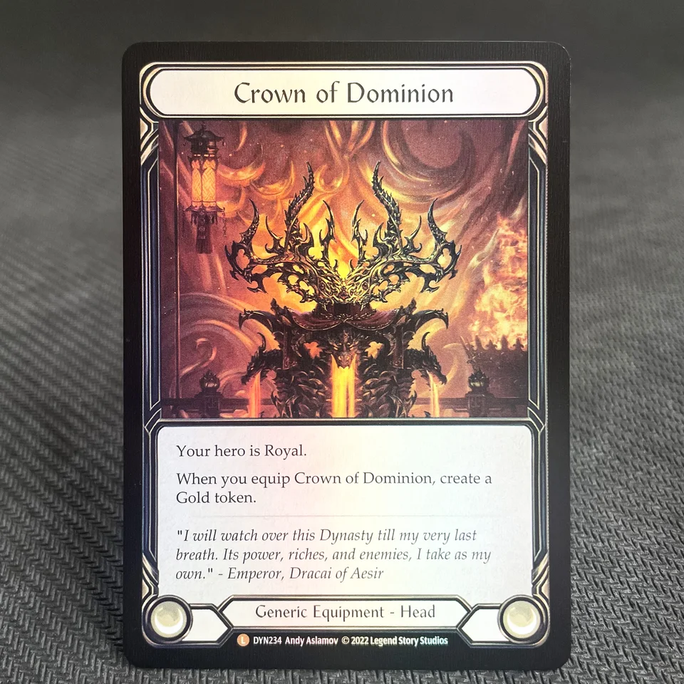 PROXY FAB Foil Cards High Quality Codex of Frailty Crown of