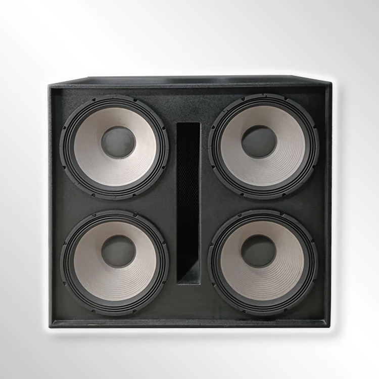 Estudio Musical 4*18 Inch Plywood Enclosure  Active Black Subwoofer Speakers Cinema Outdoor Large Professional