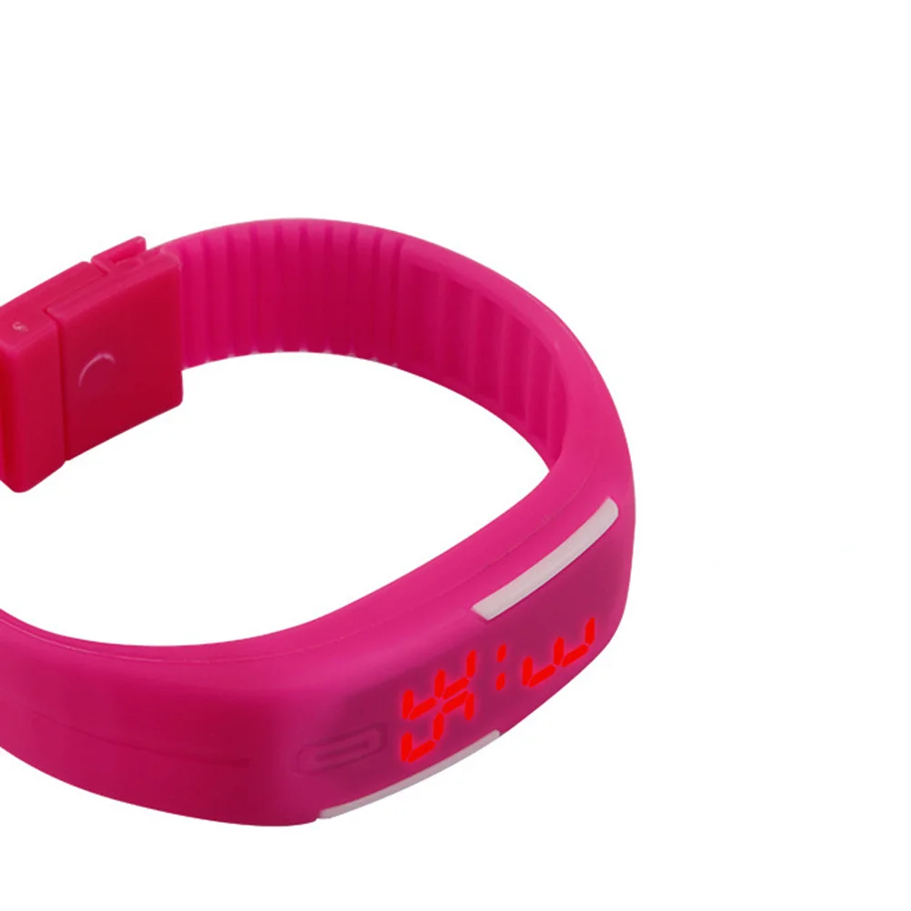 سوار اللمس LED روزي للطلاب يوميا مقاوم للماء عداد الخطوات وظيفة الصوت سوار ذكي #5