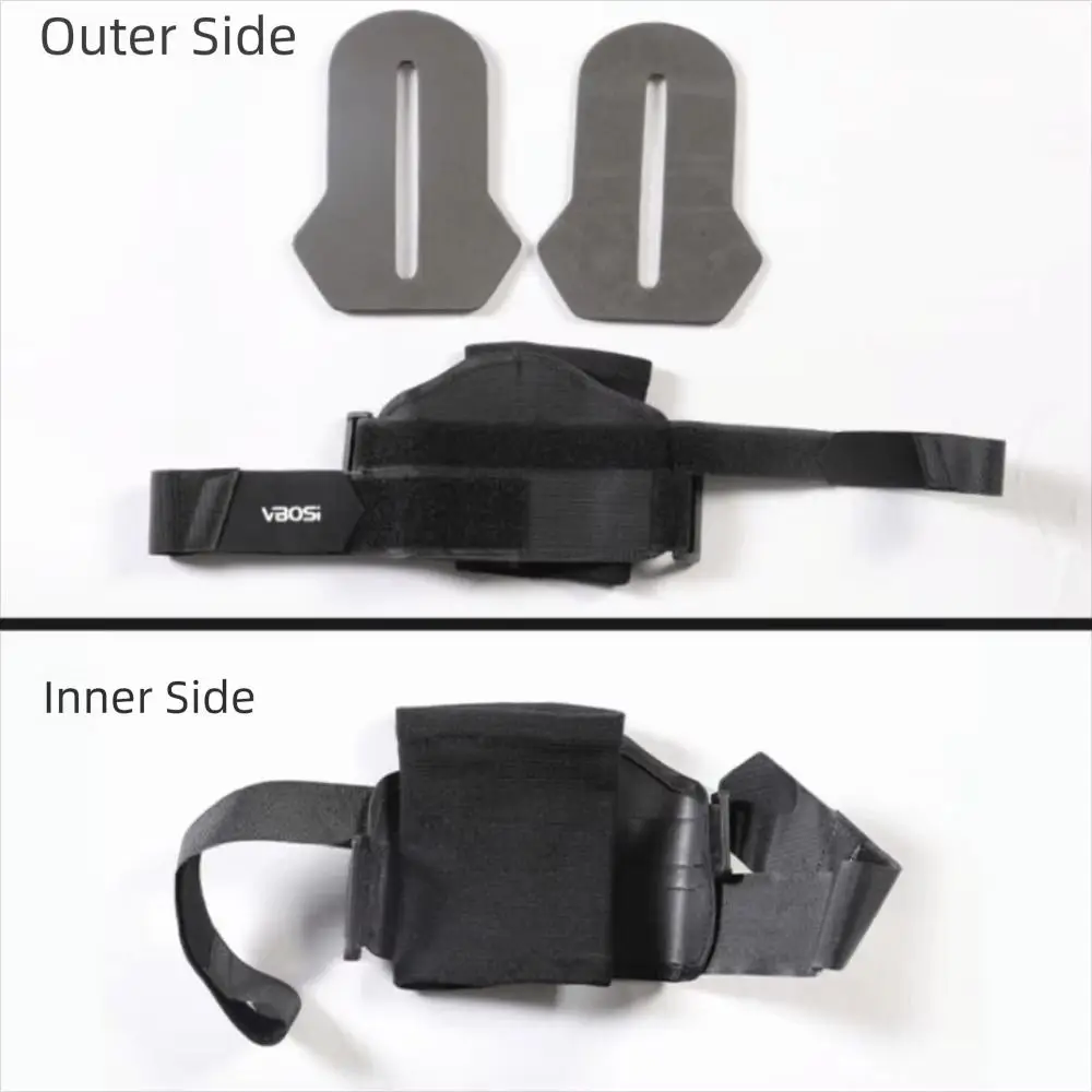 

Durable Polyester Wrist Hand Brace Sponge Filled Black Wrap Protector Adjustable Stabilizer Straps Sports Safety Accessories