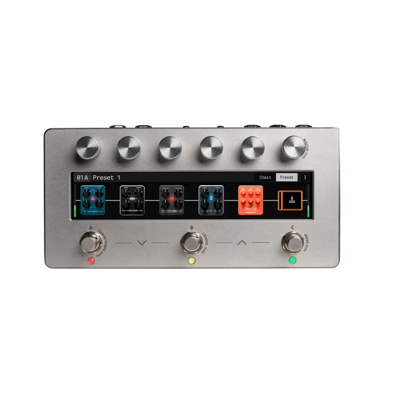 Electric bass touch screen, comprehensive effects instrument tool parts