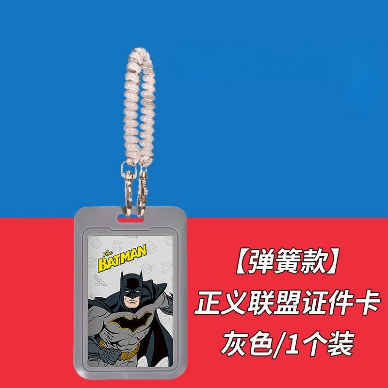 BeastKingdom Superman Batman The Flash Personalized Cartoon Meal Card Holder Creative Movie Peripheral Student Card Protector