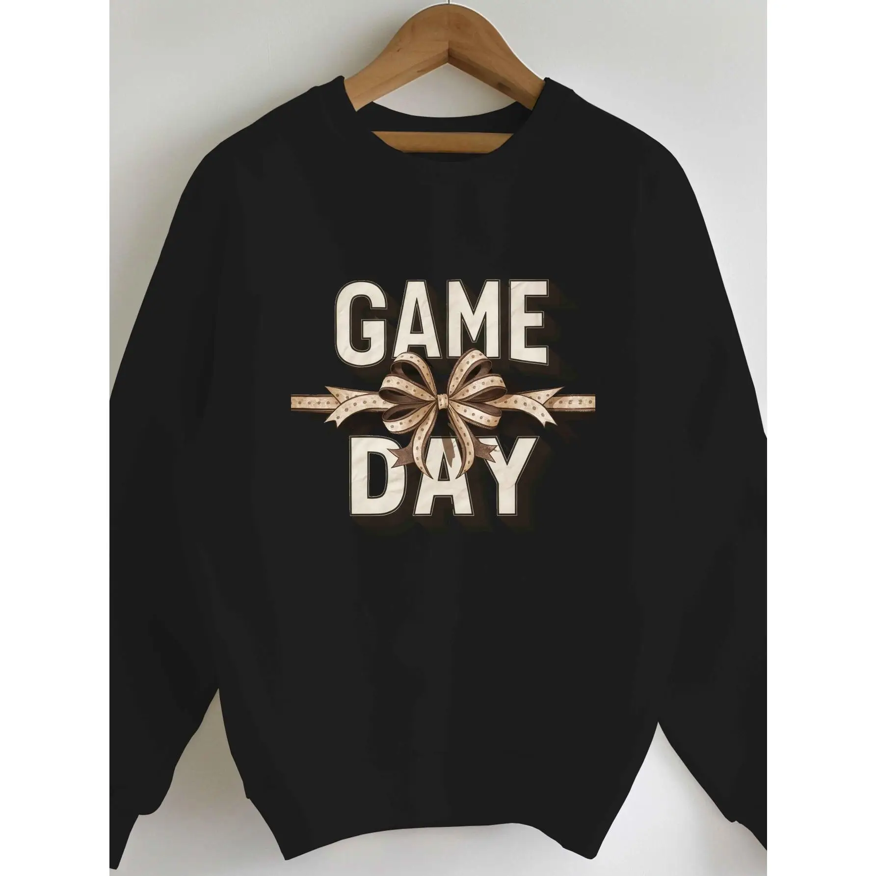 

Unisex 'GAME DAY' Sweatshirt | Sports Fan Pullover | Casual Retro Team Spirit Jumper Top for Game Day Enthusiasts