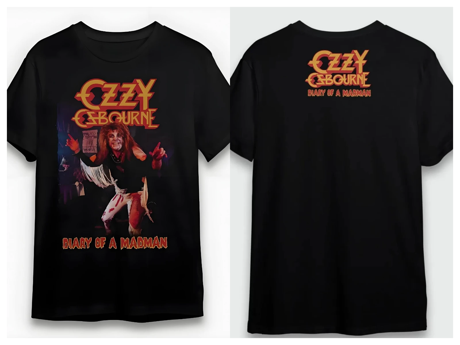 Ozzy Osbourne 1948-2025 الصلاة الراحة في السلام أمير الظلام تي شيرت قصير الأكمام قميص للجنسين الرجال والنساء أفضل تيز