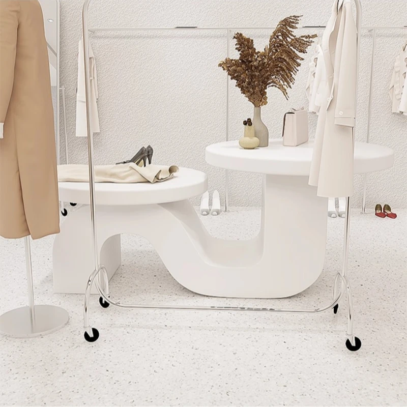 S-curve-shaped High-low Display Stands Decoration Window Display Stands Display Clothing Home Decor Ein Dekorateur ZY40JDT
