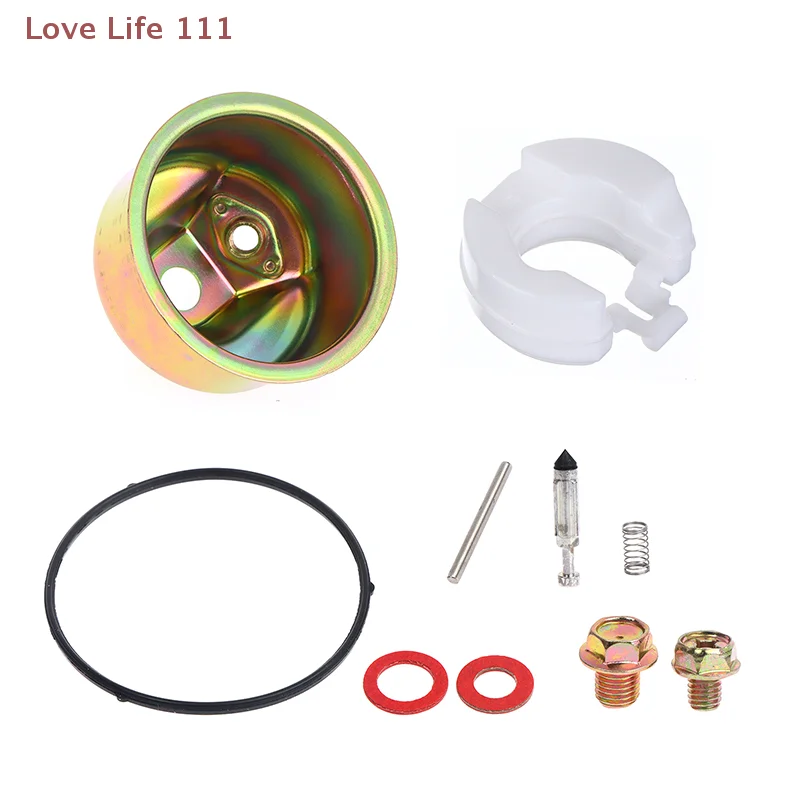 New 1Set Carburetor Repair Kit For GX120 GX160 GX200 Engines Superior Performance Needle Bowl Float Gasket Seal Pin