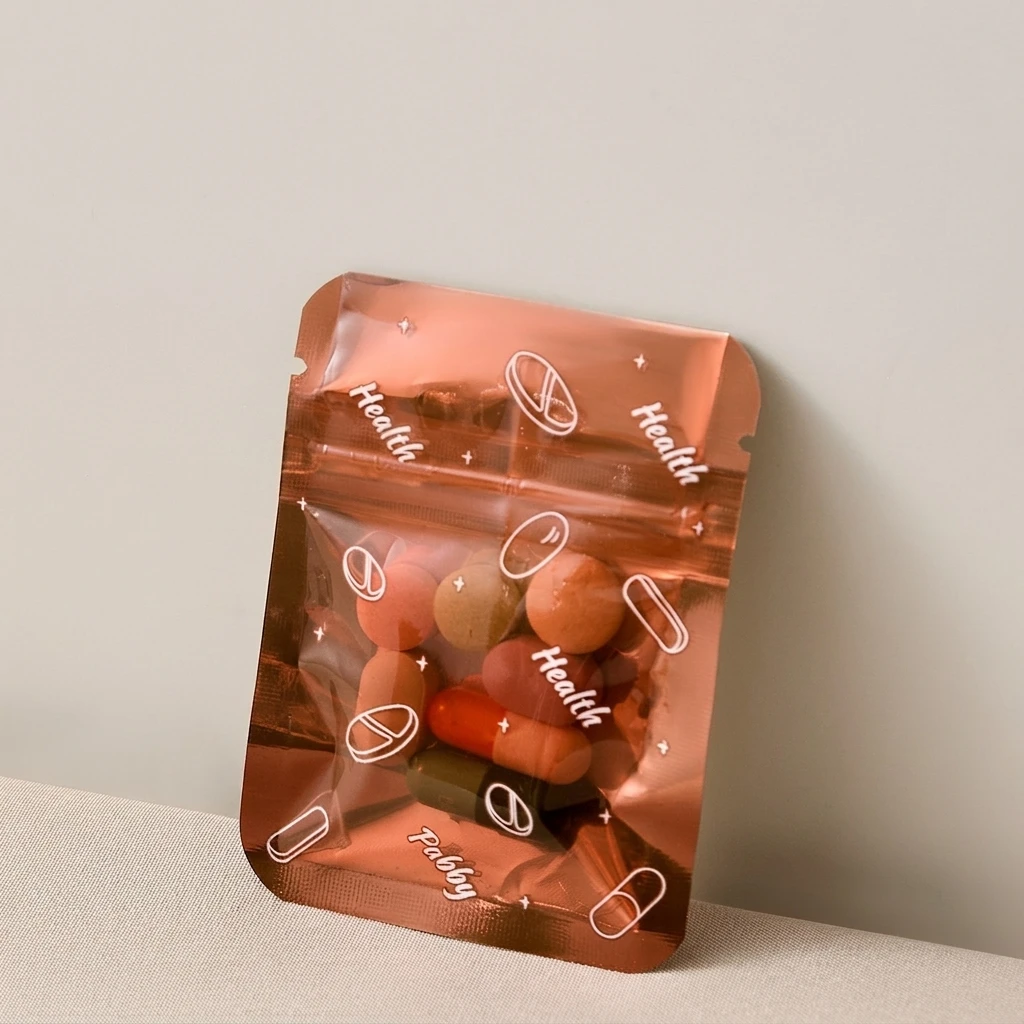 Travel Ziplock Bags - Sac de rangement de pilules en