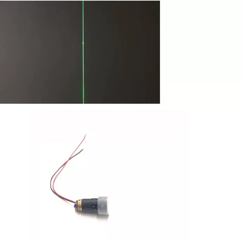 Imagem -02 - Módulo Laser Verde com Alto Brilho Linha Reta Instrumento de Marcação Horizontal a Laser 15 mm 130 ma 3v 30mw 532nm