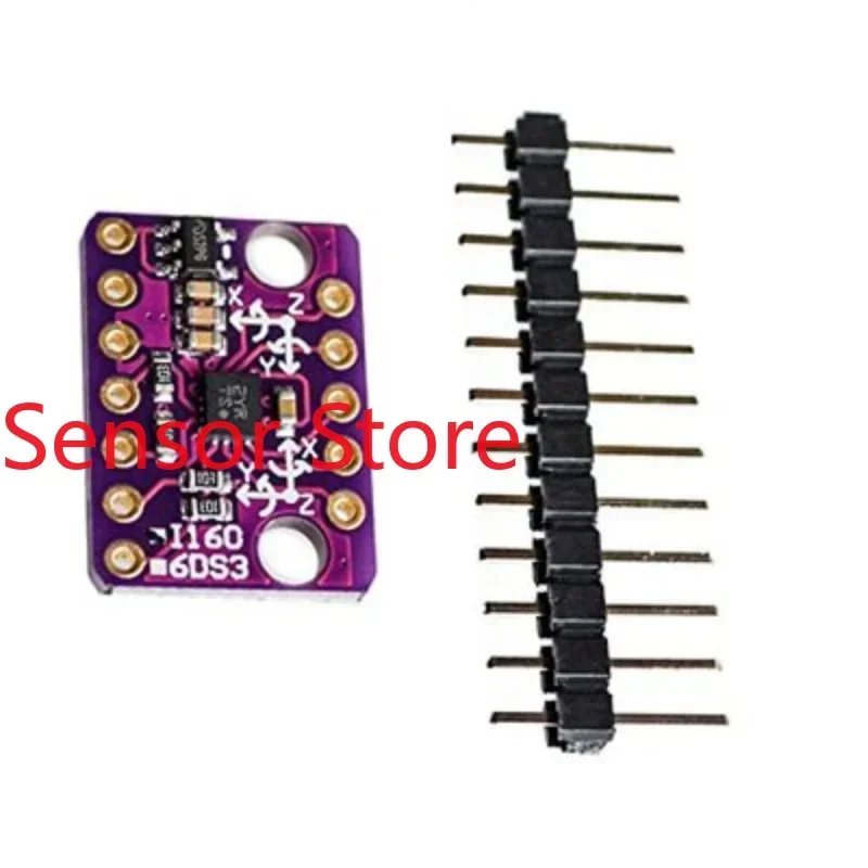 

5PCS GY-BMI160 Module 6DOF 6-axis Angular Velocity Gyroscope+gravity Acceleration Sensor IICSPI