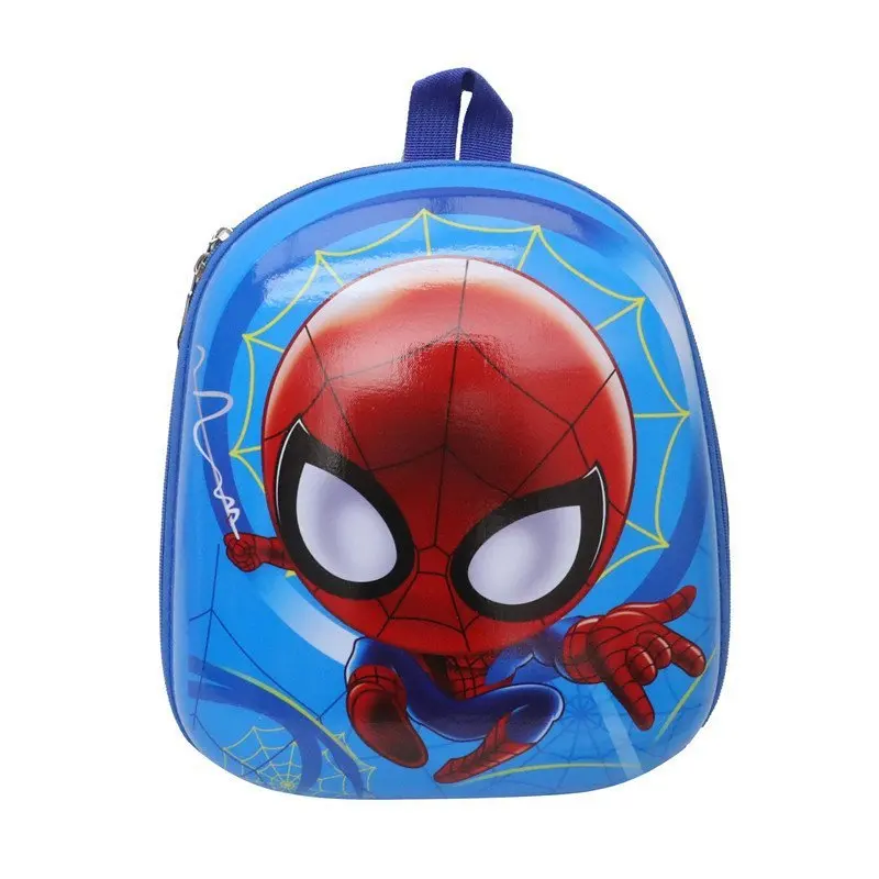 MINISO New Mickey Spiderman Cartoon Hard Shell Children's Schoolbag Kindergarten Cute Backpack Boys and Girls Eggshell Schoolbag