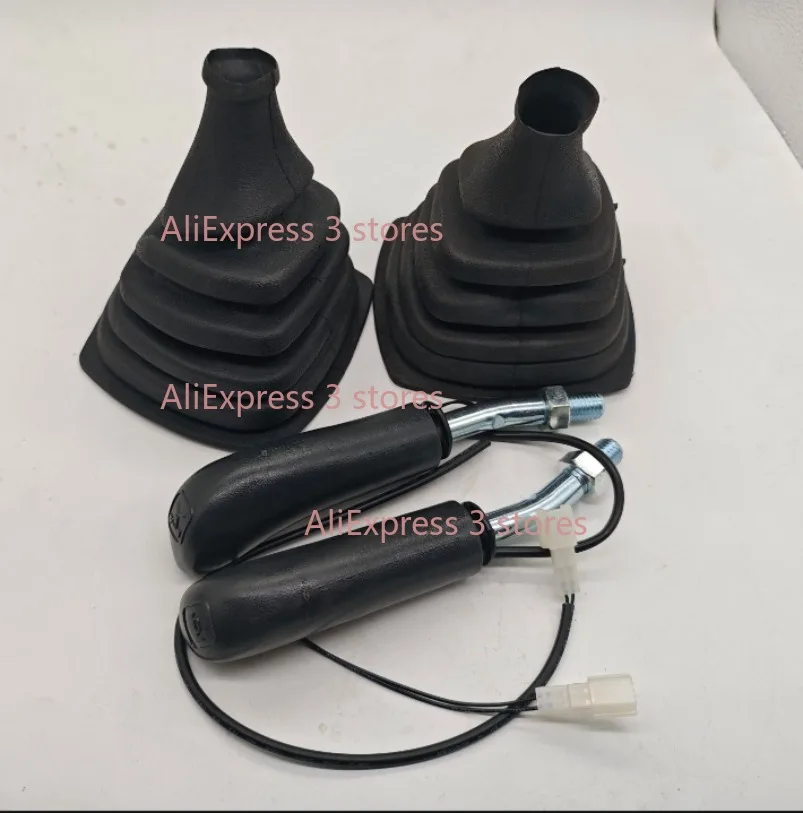 1 set For Kobelco Sk60 SK120SK 200-3-5-6 Joystick Handle Glue/dustproof Rubber Sleeve