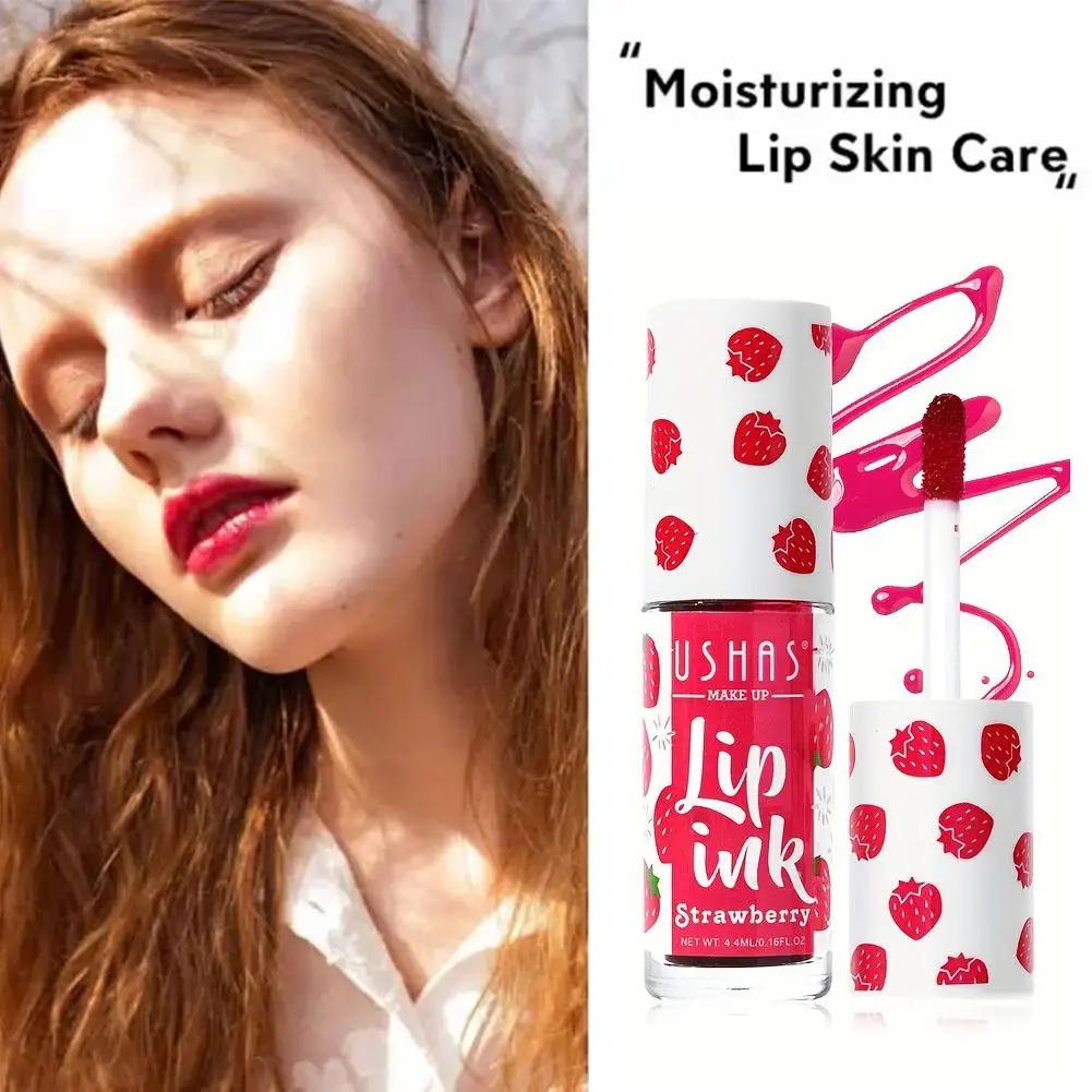 Strawberry Bobo Lip Gloss Water Gloss Dudu Waterproof And Glaze Whitening Lip Spring Cup Moisturizing Summer Non-stick Mirr I7T8