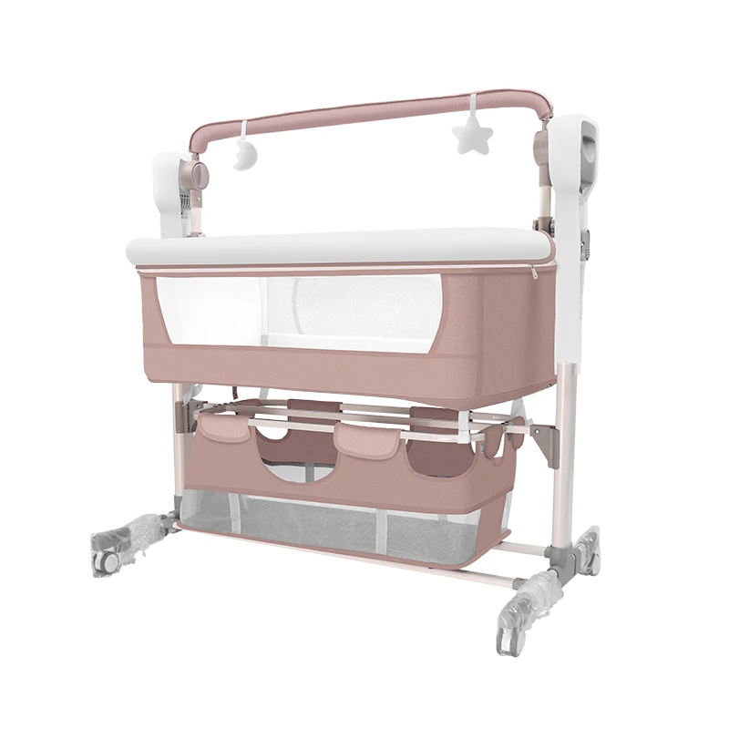 Wholesale adjustable baby bassinet lightweight newborn crib bedside sleeper safe bed