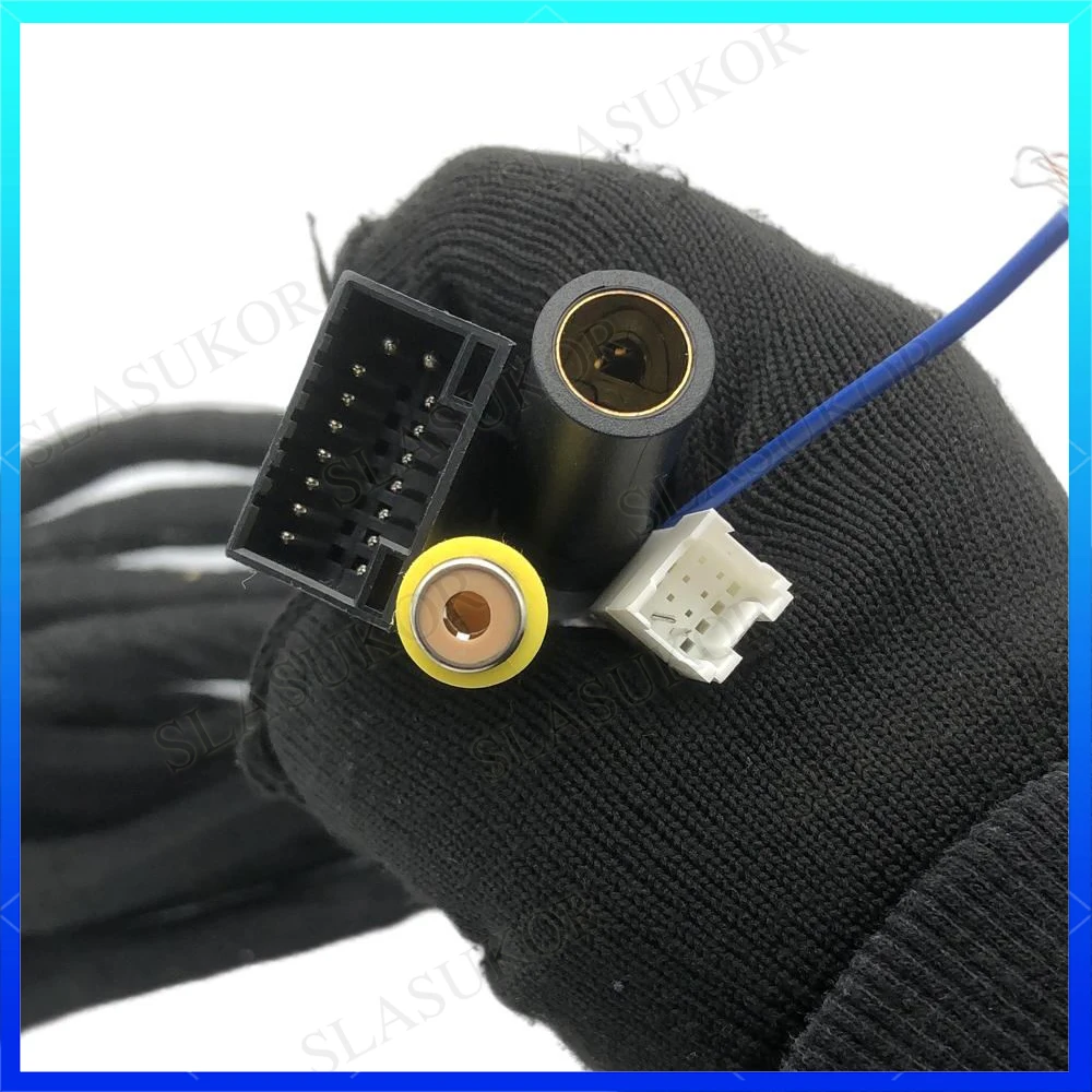 SLASUKOR 6M Extension Cable For Benz Series Optical Fiber Amplifier (Only Fit Kapud Car DVD Navigation GPS)