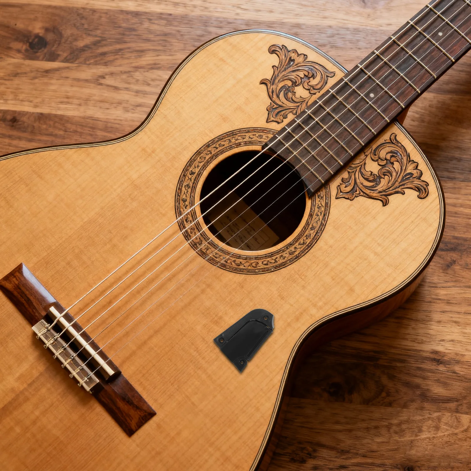 

2Pcs Guitar Headstock Metal Cover Plate Truss Rod Accessory Professional Sound Quality Enhancement Neck Plate Electric Guitar