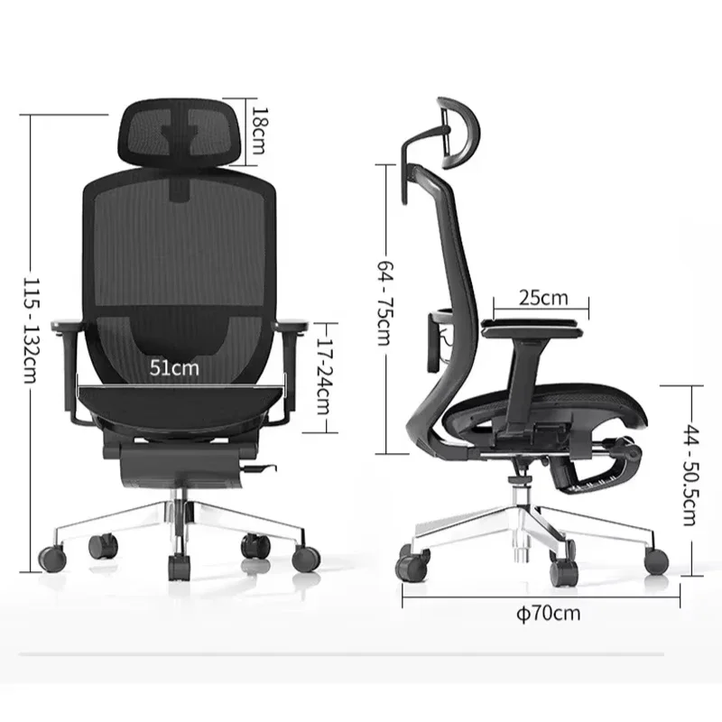 Meeting Chair Furniture Home Stool Office Chairs Game Special Comfortable Pc Room Work Posture Correction White Bed Massage Low