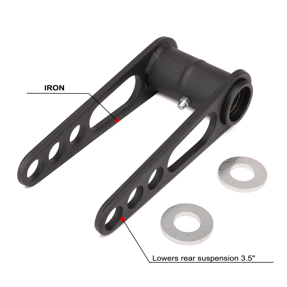 Kit de Bajada Delantera y Trasera para Moto, Enlace Inferior Ajustable para ATV Z400 LTZ400 KFX400 KFX450R DVX400 Z LTZ KFX DVX 400 KFX 450R