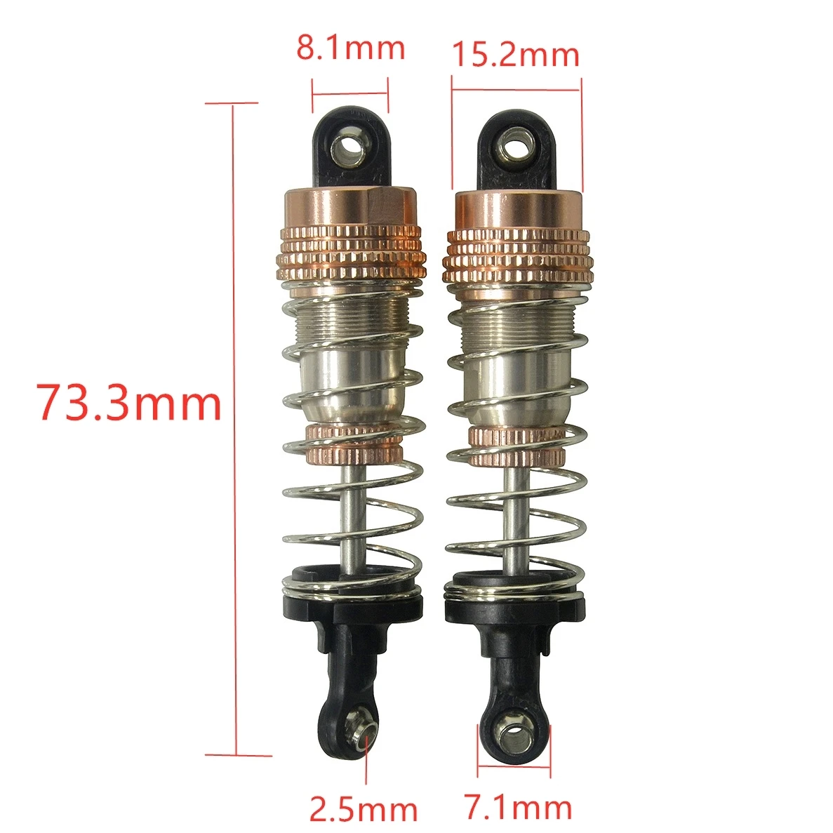 HAIBOXING HBX 16889 16889A 16890 16890A SG1601 SG1602 4pcs Metal Shock Absorber Oil Damper 1/16 RC Car Parts Accessories