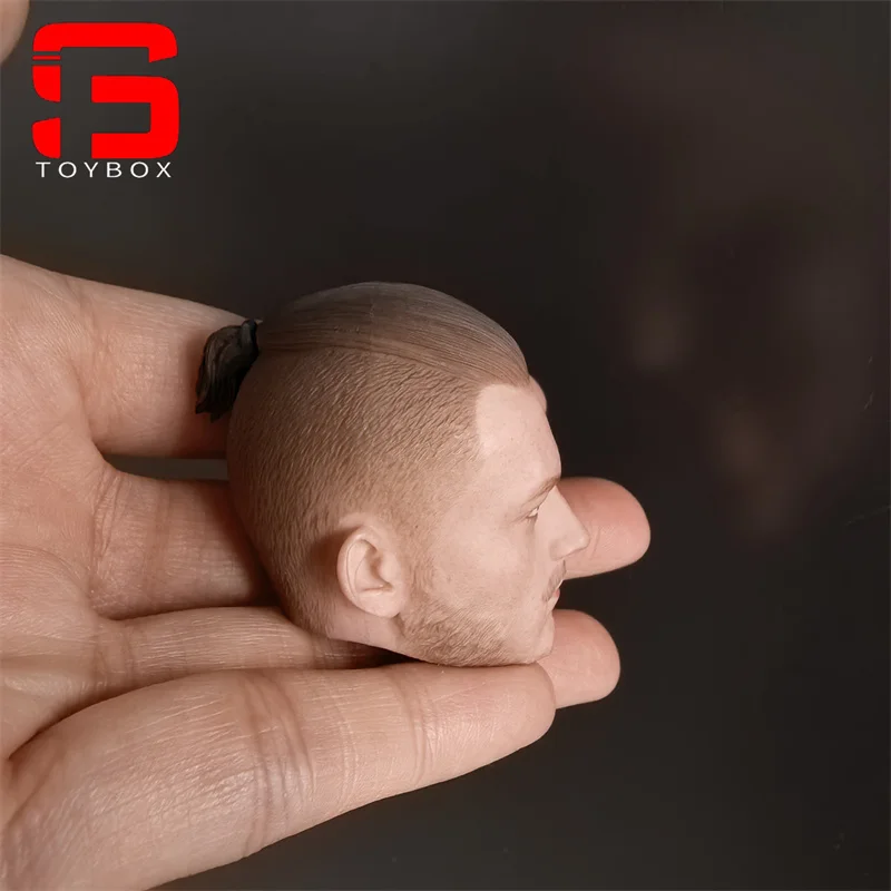 1/6 Skala Męska głowa wojownika Rzeźba Model Pasuje do 12-calowej męskiej figurki żołnierza Lalki ciała