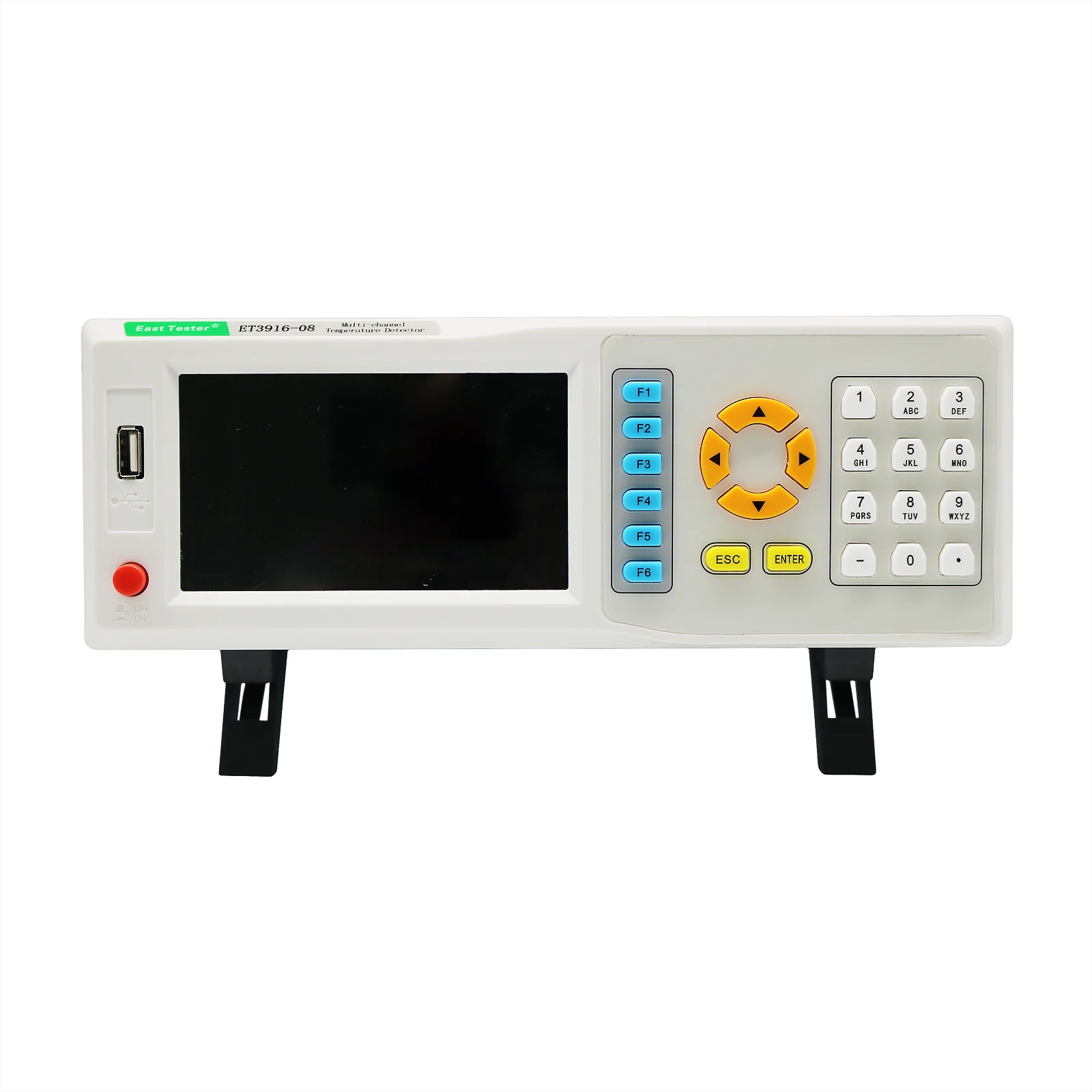 ET3916 Multi Channel Temperature Detector Temperature Measurement Range -200~1372℃ Resolution 0.1 Temperature Recorder ET3916-08