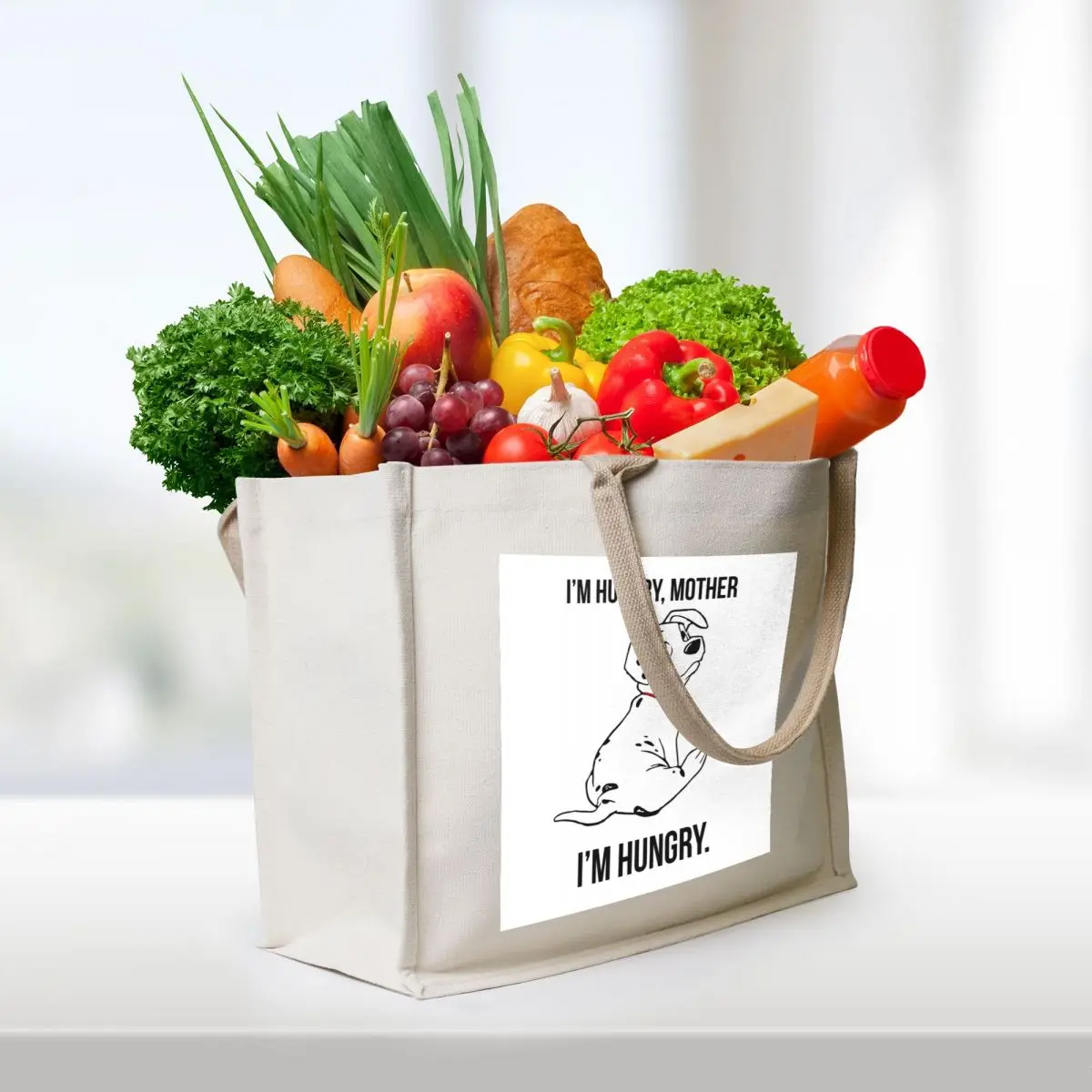 Hungry Mother Tote Bag bags luxury women Custom bag Canvas