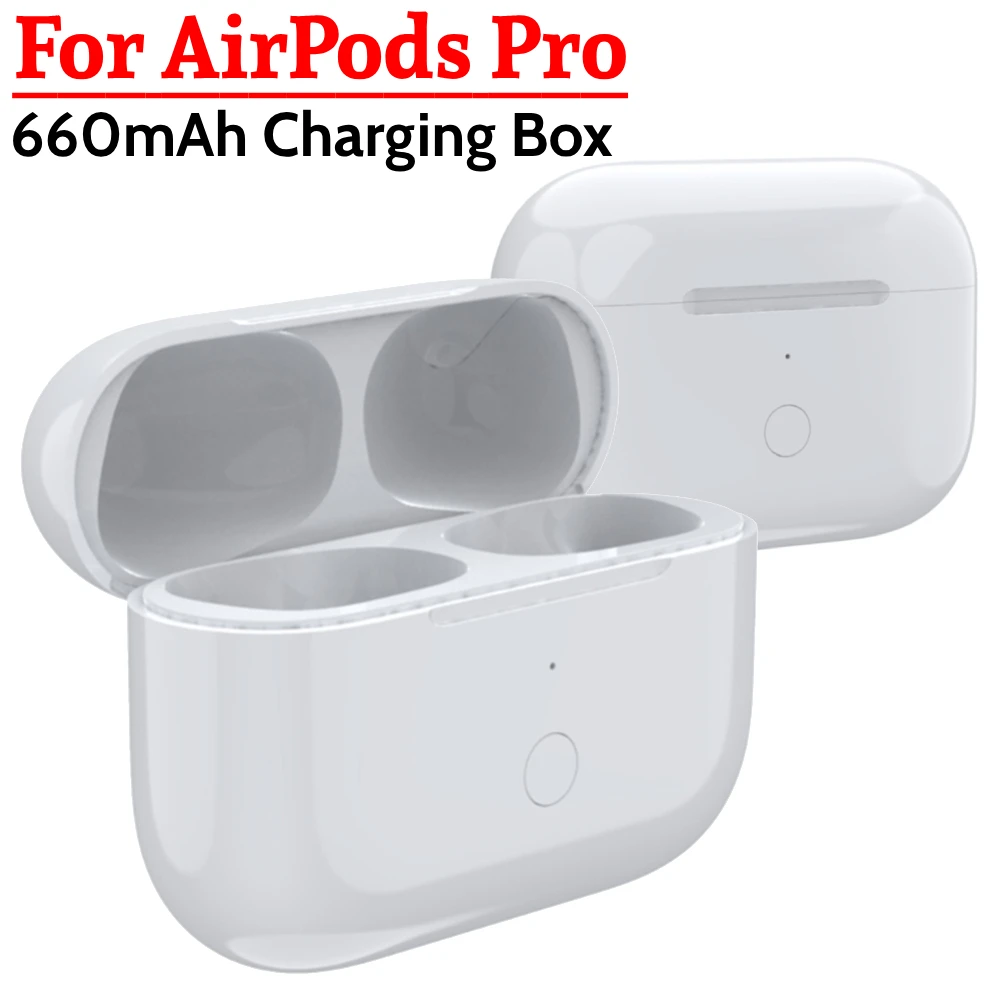 660mAh イヤホン充電ボックス AirPods Pro イヤホン用ワイヤレス Bluetooth 互換ヘッドフォン充電ケース AirPods Pro 用