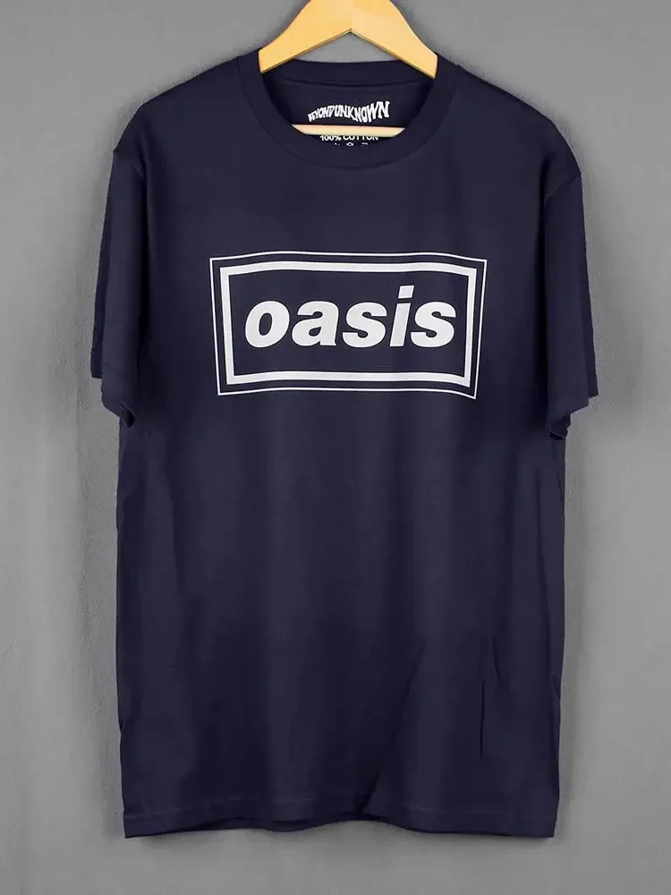 Hot-selling Fashion Short Sleeve 2025 Oasis Tour Peripheral limit T-Shirts Trendy Cotton T-Shirt Women\'s Versatile Loose top