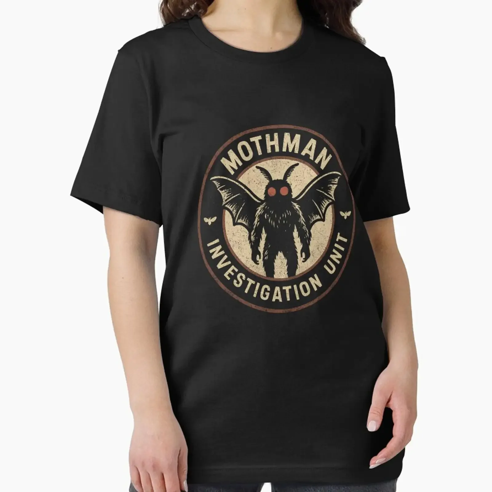 Mothman Investigation Unit Funny Cryptid Gear designed and sold by DynamicDesign vintage Washed Comfortable