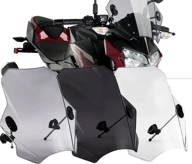 FOR HONDA VFR800X Rebel 250 500 VTR Special Edition Moto Accessories 22 26 28MM Handlebar Universal Windshield