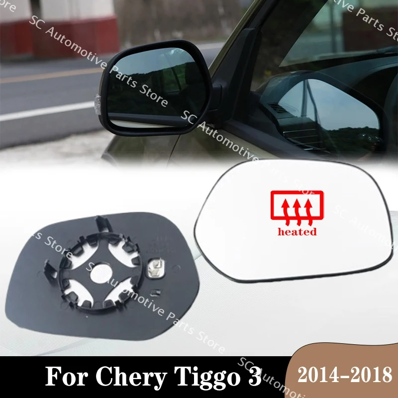 

Для Chery Tiggo 3X 2018-2020/Tiggo 3 2014-2018 автомобильные аксессуары линзы для зеркал заднего вида внешние боковые светоотражающие стеклянные линзы