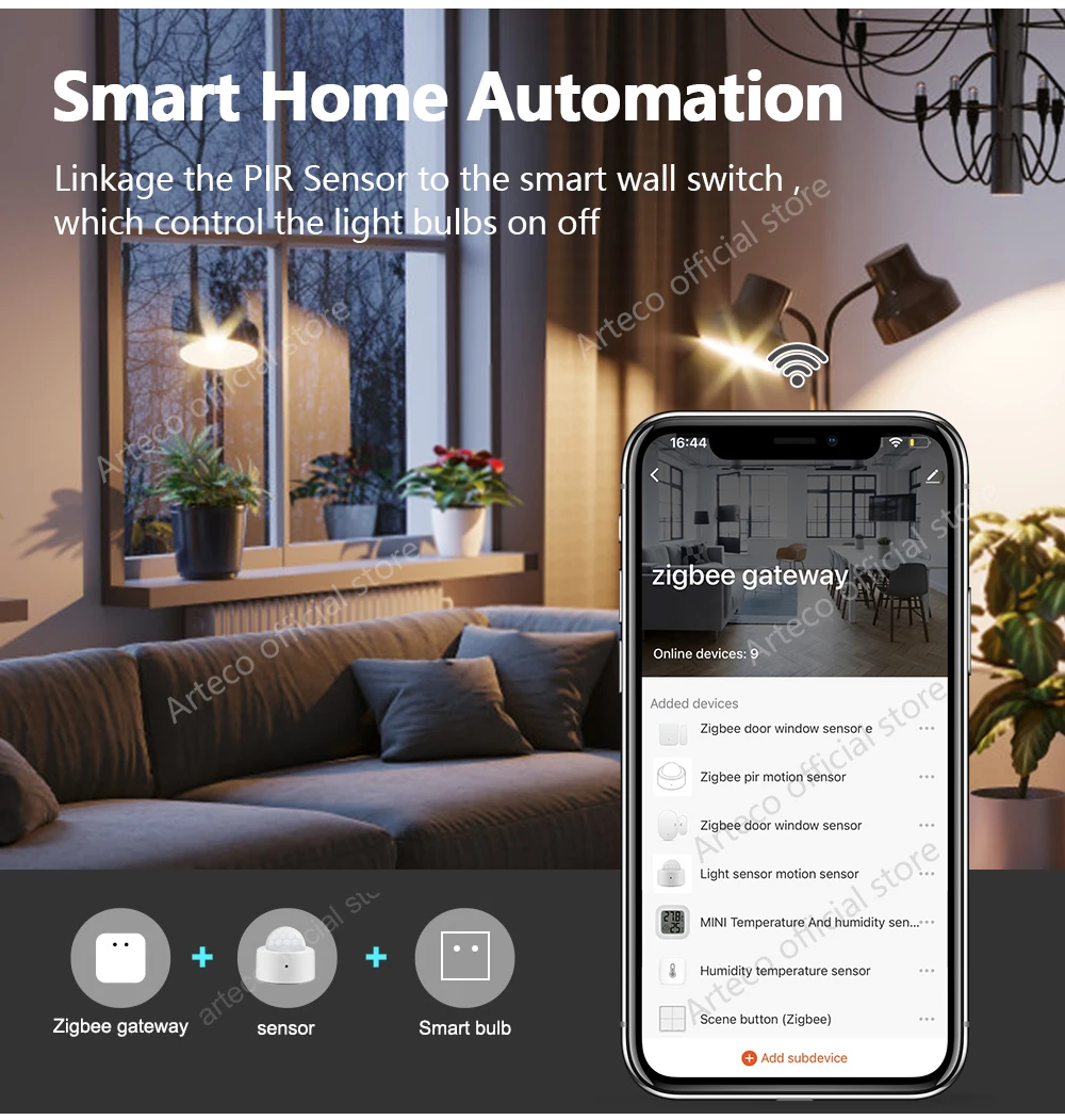 Tuya Zigbee sensore di movimento umano Smart Home sensore di movimento PIR rilevatore a infrarossi Smart Life App sensore di allarme di sicurezza