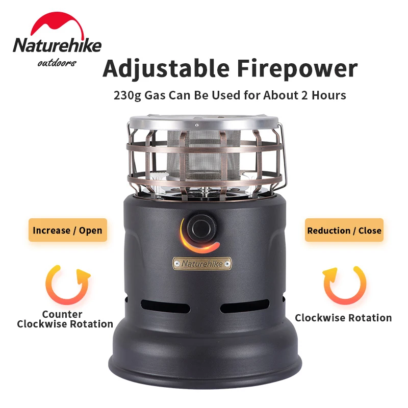 Naturehike Winter Outdoor Multifunctional Heating Stove Camping Awning Balcony Warm Oneself Cook Boil Water Adjustable Firepower