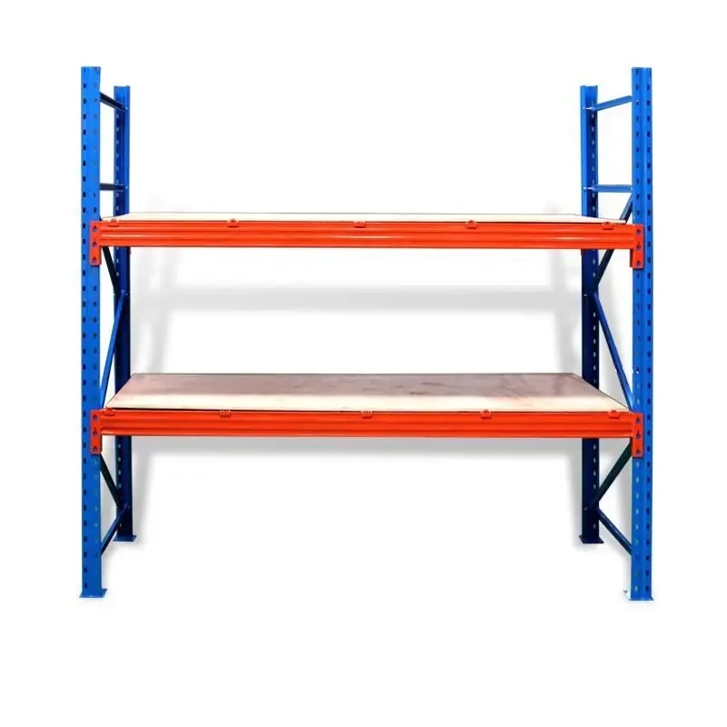 Warehouse Heavy Duty Sheet Metal Stacking Pallet Rack Beams Storage