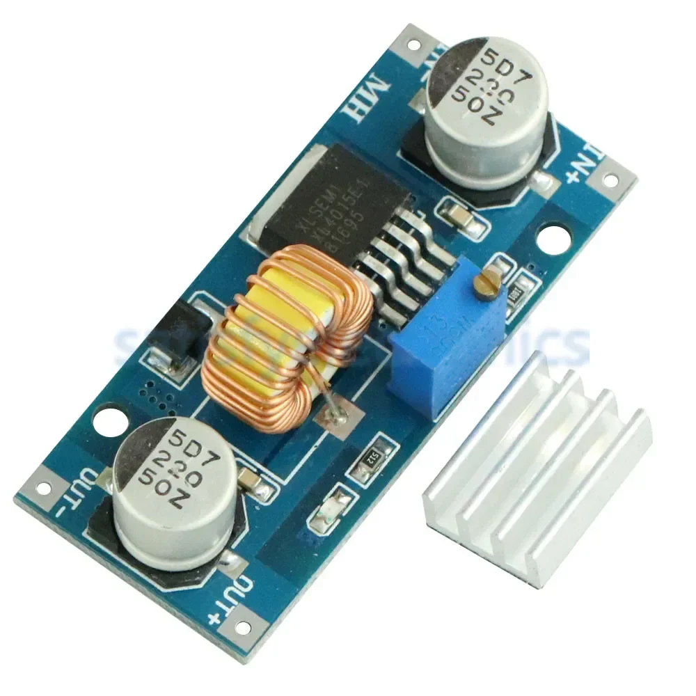 NEW XL4015 5A DC to DC Adjustable Step-Down Module 75W Battery Buck Converter 4-38V to 1.25-36V Adjustable Power Supply Module